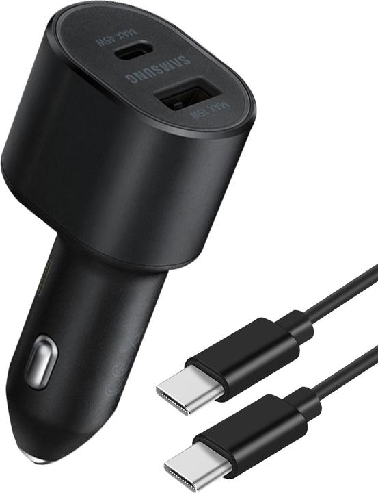 Productafbeelding Samsung DUBBELE SNELLE AUTOLADER 45W & 15W EP-L5300XB ZWART