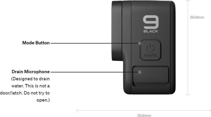 Actual product image GoPro HERO9 Black (24p, Bluetooth, Wi-Fi)
