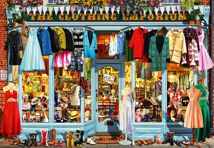 Immagine prodotto Bluebird Puzzle 1000 pezzi L'emporio dell'abbigliamento (1000 pezzi)