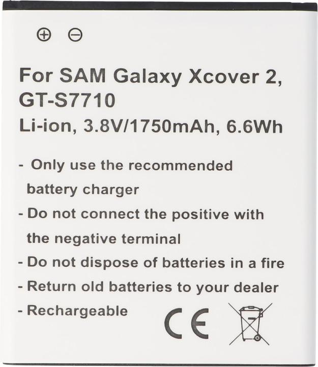 Produktbild Samsung Akku Galaxy XCover, EB485159LU, GT-S7710