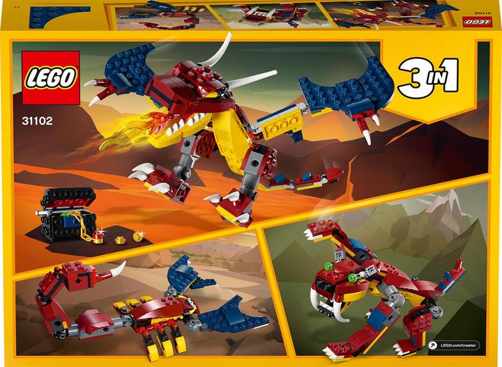 Actual product image LEGO Fire Dragon (31102, LEGO Creator 3-in-1)