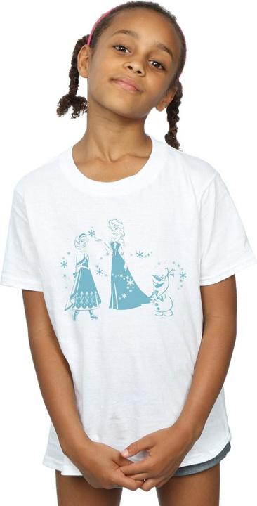 Image du produit Disney - T-shirt FROZEN MAGIC SNOWFLAKES - Fille (152, 158)