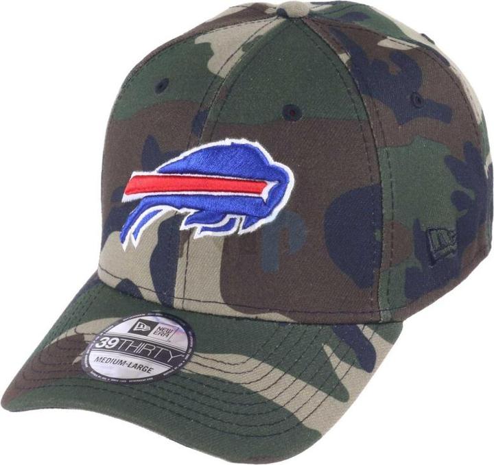Produktbild New Era NFL - Buffalo Bills - Camo Pack 39Thirty Stretch Cap Grün SM (54, 55, 56, 57)
