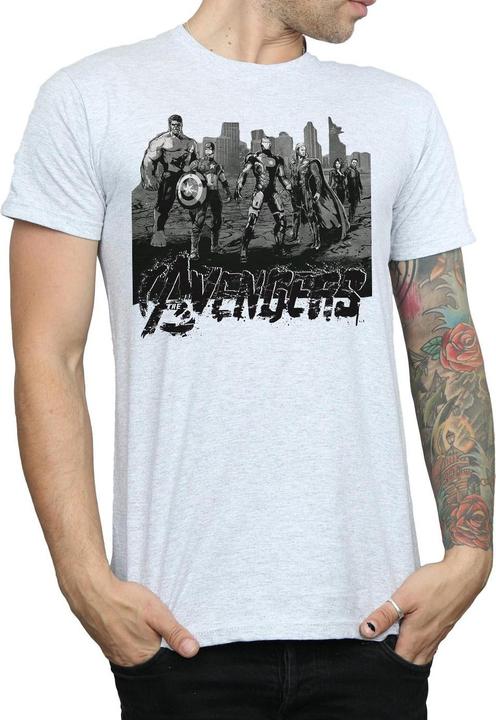 Image du produit Mens Avengers Mono Team Art T-Shirt (S)