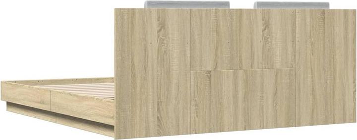 Immagine prodotto VidaXL Giroletto con testiera in rovere Sonoma (200 x 200 cm)