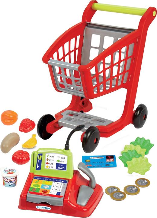 Produktbild Ecoiffier Trolley + Registrierkasse