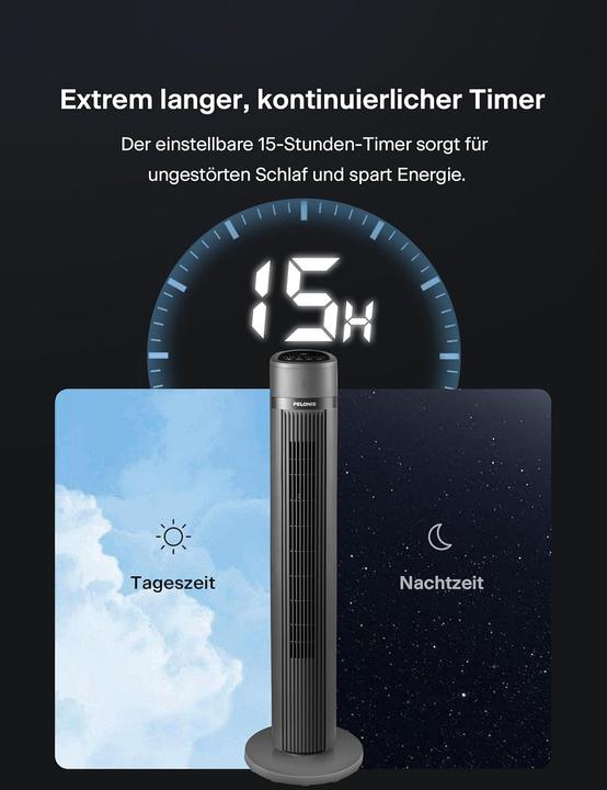 Actual product image Pelonis Tower fan (48 dB)
