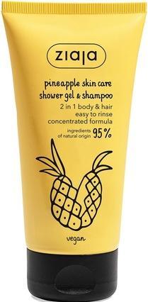 Produktbild Ziaja Pineapple Skin Care Energizing & Shampoo ( Show er Gel & Shampoo) 160 ml (160 ml, Flüssiges Shampoo)