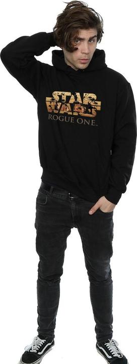 Actual product image Star Wars Mens Rogue One Logo Scene Hoodie (M)