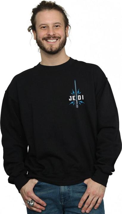Actual product image Star Wars Mens The Rise Of Skywalker Jedi Badge Breast Print Sweatshirt (S)