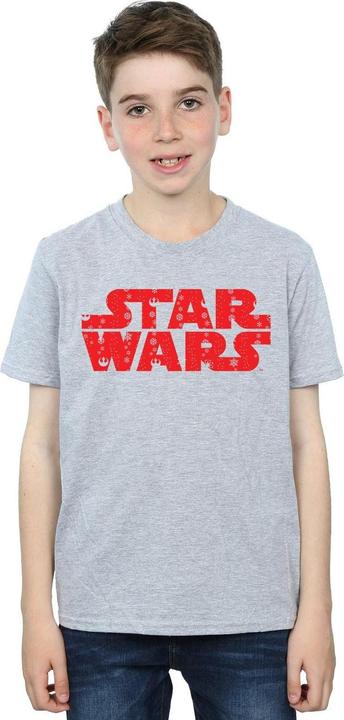 Immagine prodotto Star Wars Christmas Logo Maglietta Ragazzi (152, 158)