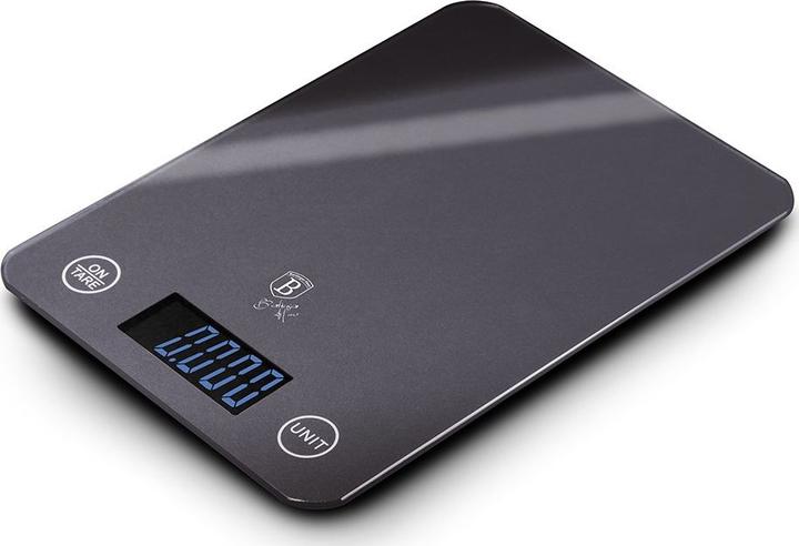Produktbild BerlingerHaus Digitale Küchenwaage max. 5 kg Metallic Line Carbon Pro Edition