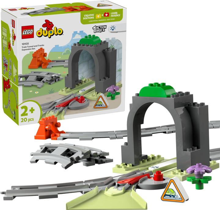 Produktbild LEGO Eisenbahntunnel und Schienen - Erweiterungsset (10425)