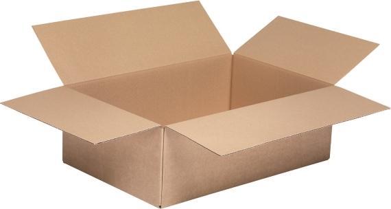 Produktbild Nordiskt Papper AB Standardkasse, 1-lag, 270x190x120 mm - (25 stk.)
