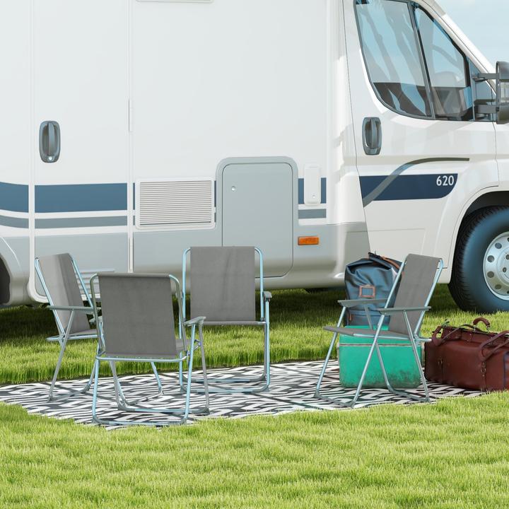 Produktbild Outsunny Campingklappstuhl im 4er Set