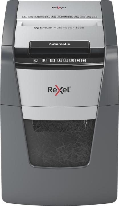 Rexel Destructeur de documents Optimum AutoFeed+ 100X Coupe des particules 4 x 28 mm 34 l Nombre de (Coupe de particules)