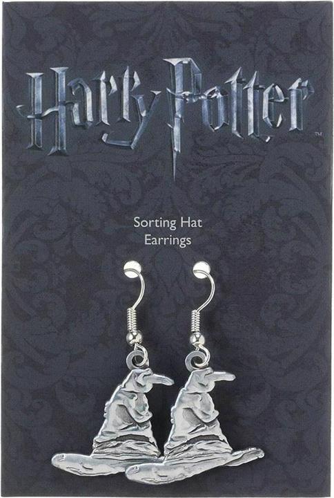 Actual product image Sorting Hat Earrings Silver-plated (100% silver platinum)