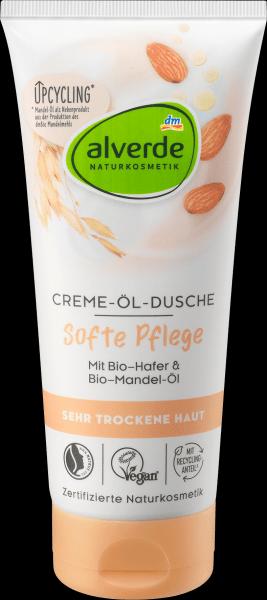 dm alverde Creme-Öl-Dusche Softe Pflege
