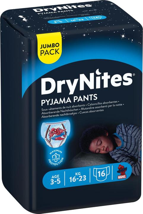 Produktbild Huggies Nachtwindeln Jumbo-Pack Boy (Gr. S, Monatsbox, 64 Stück)