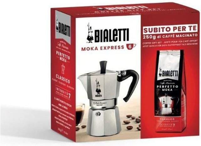 Produktbild Bialetti Bial Set MOKA 6 cups + 250g Perfetto Cl. | 0003545 (6 T.)