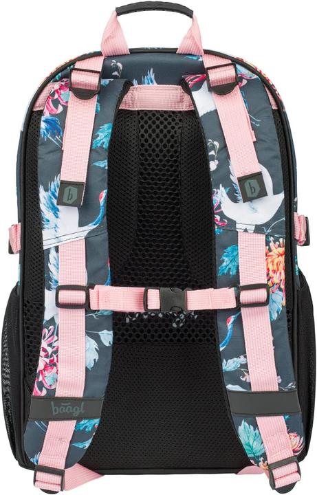 Actual product image Baagl 3-teiliges Schulrucksack-Set Birds für Mädchen