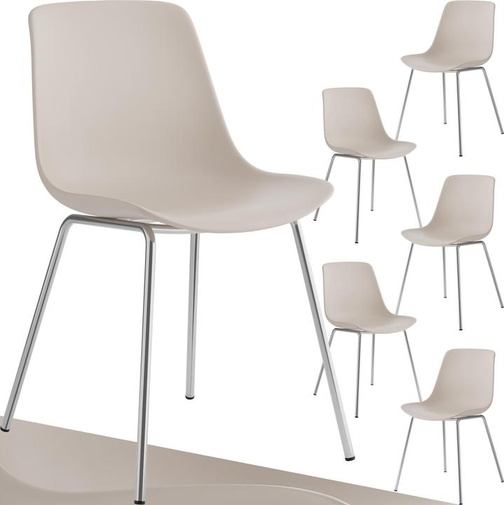 Actual product image tectake Mave plastic chairs