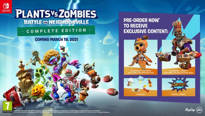 Immagine prodotto EA Games Plants vs. Zombies: Battle for Neighborville - Complete Edition (Switch, Switch Lite, Switch OLED, EN)