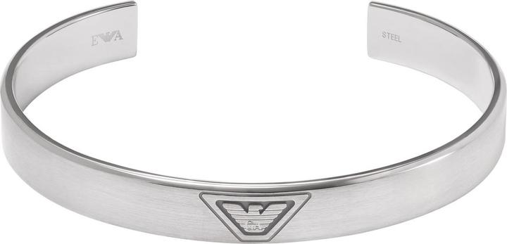 Emporio Armani Bracciale con logo dell'aquila (18.50 cm, Acciaio inossidabile)