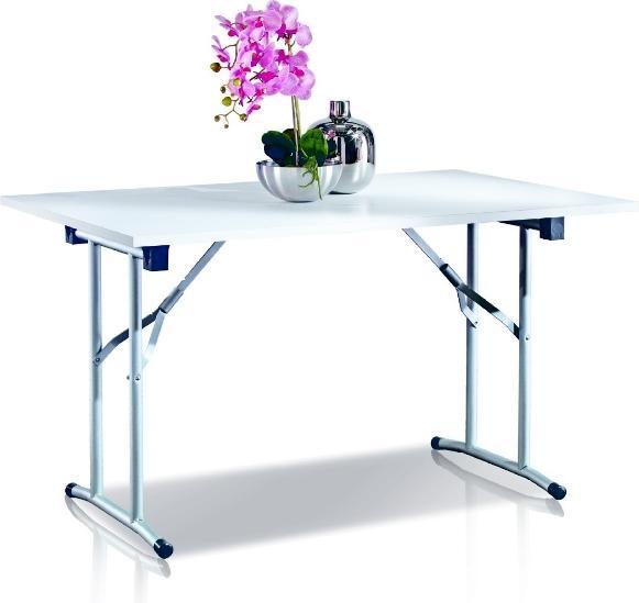 Produktbild Terraneo EL25 Klapptisch weiss (125 x 80 cm)