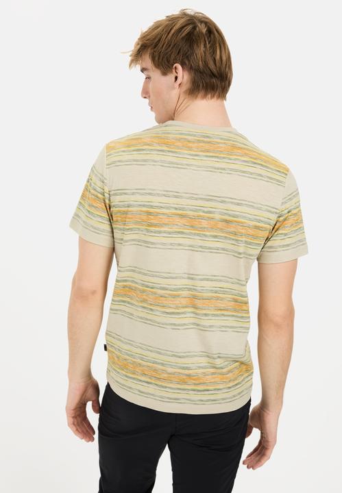 Image du produit Camel Active T-Shirt mit Streifenmuster aus Baumwolle (L)