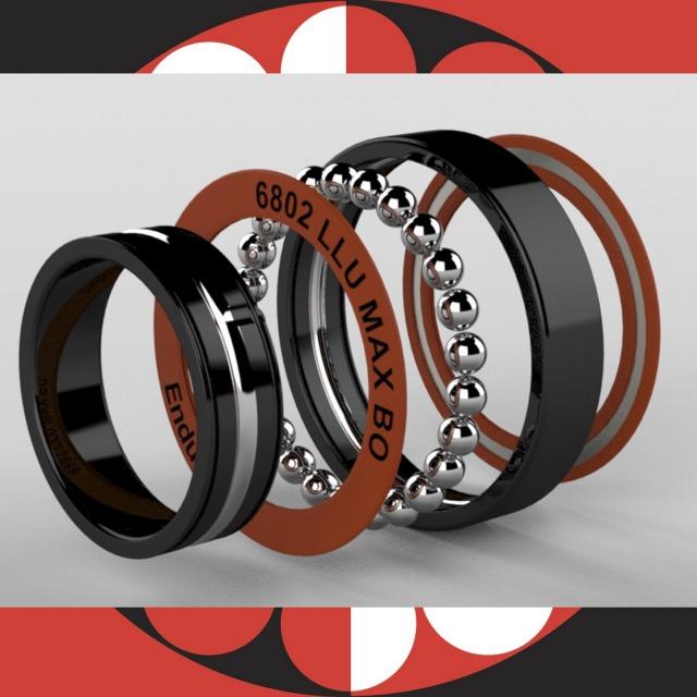 Actual product image Enduro Bearings 6802 LLU MAX BO ABEC3