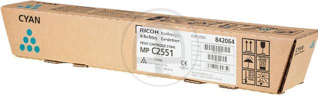 Image du produit RICOH Toner HY cyan 842468 MP C2551 9500 pages (C)