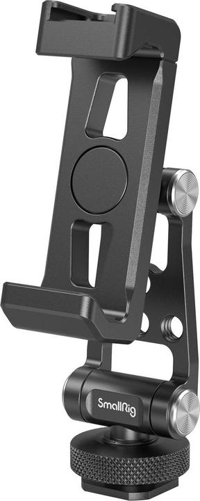 SmallRig Metal Phone Holder with Cold Shoe Mount (Gimbal Zubehör, Cage Zubehör, Diverses Video Zubehör)
