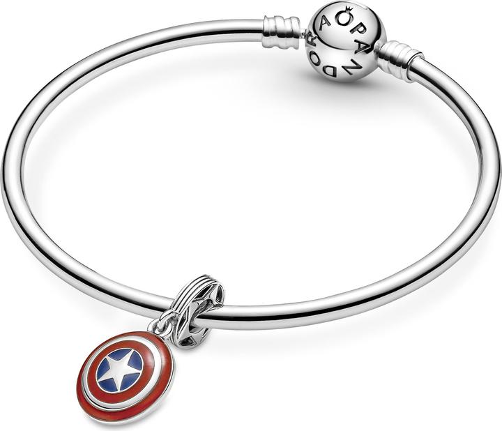 Produktbild Pandora Marvel The Avengers Captain America Shield (Sterling Silber 925, Emaille)