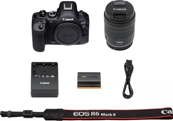 Immagine prodotto Canon EOS R6 Mark II Kit (24 - 105 mm, 24.20 Mpx, Full frame / FX)