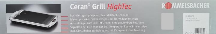 Actual product image Rommelsbacher CG 2308/TC (CH plug)