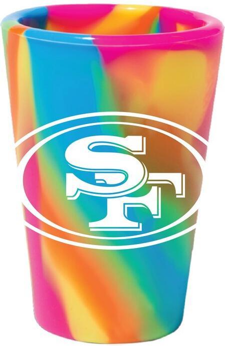 Actual product image NFL San Francisco 49ers Silicone Shot Glass (0.05 l)