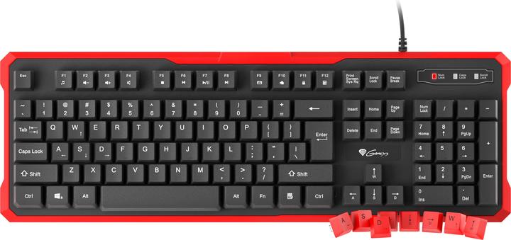Immagine prodotto Genesis RHOD 110 Tastiera USB QWERTY US International (US, Cablato)