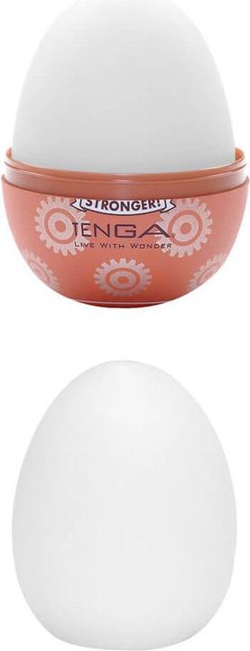 Productafbeelding Tenga EGG Gear, Hardgekookt, Mini Masturbator van TPE