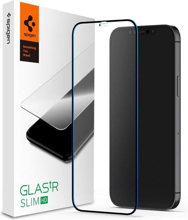 Image du produit Spigen AGL01534 - Film de protection d'écran clair - Téléphone portable/Smartphone - Apple - iPhone 12 Mi (1 pièce(s), Apple iPhone 12 mini)