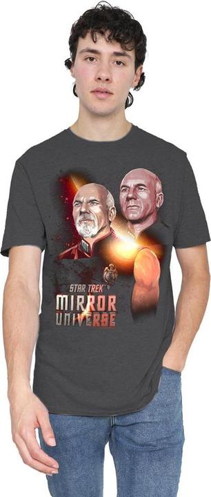 Actual product image Unisex Adult Mirror Jean-Luc Picard T-Shirt (M)
