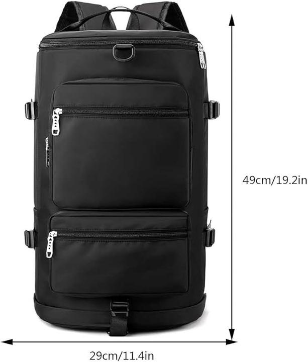 Produktbild Only-Bags.Store Grosser Reiserucksack mit abnehmbaren Schultergurten - perfekt für Fitness, Schwimmen und mehr -
