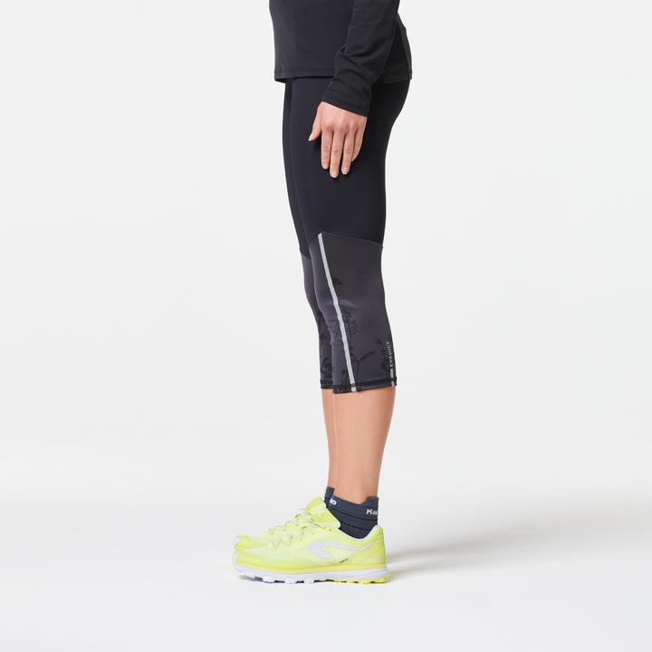 Image du produit Evadict Collant de course 3/4 Trail femme noir/bronze (XXS)