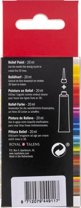 Produktbild Amsterdam Acrylfarbe Reliefpaint 801 (Gold, 20 ml)