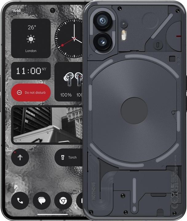 Image du produit Nothing Téléphone (2) (128 Go, Gris, 6.70", Double SIM, 50 Mpx, 5G)