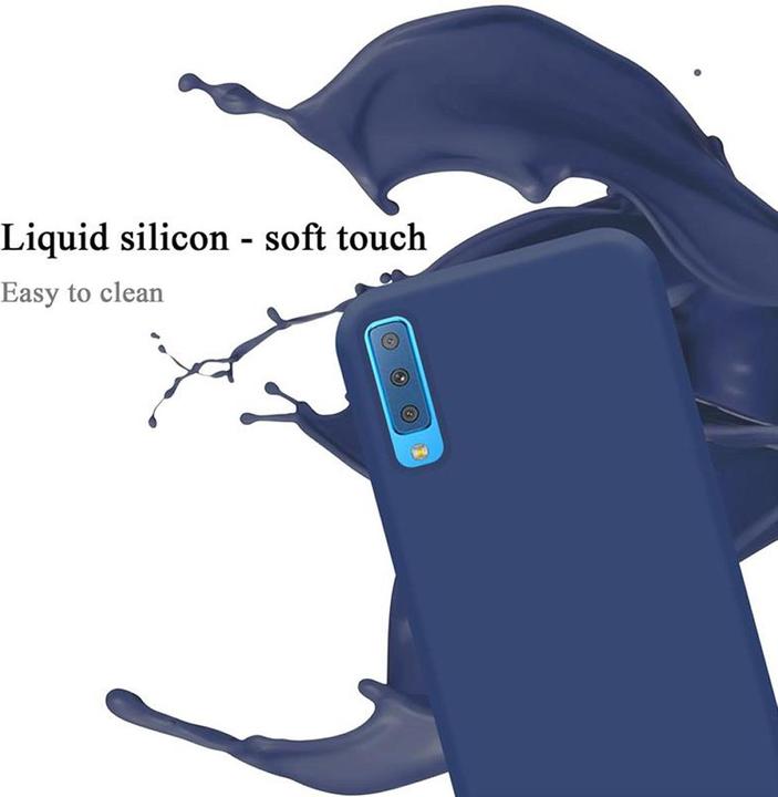 Actual product image Cadorabo TPU Liquid Silicone Case Cover (Samsung Galaxy A7 (2018))