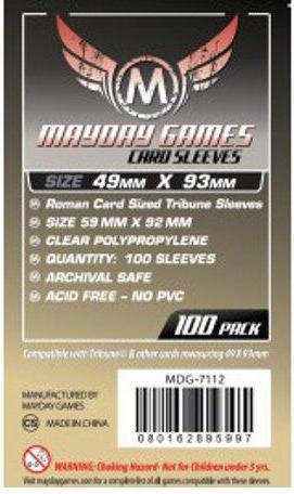 Produktbild Mayday Games Bustine Roman Sized Tribune (49x93mm) - #100