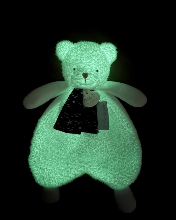 Actual product image Doudou et Compagnie Bär nachtleuchtend 26cm (26 cm)