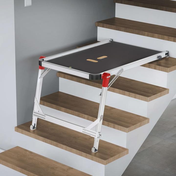 Produktbild Hailo TP1, Treppenpodest, Die innovative und sichere Lösung zum Renovieren und Dekorieren im Treppenhaus (Arbeitsplattform, 93 cm)