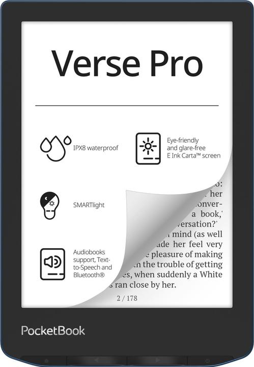 Produktbild PocketBook Verse Pro (6", 16 GB, Azure Blau)
